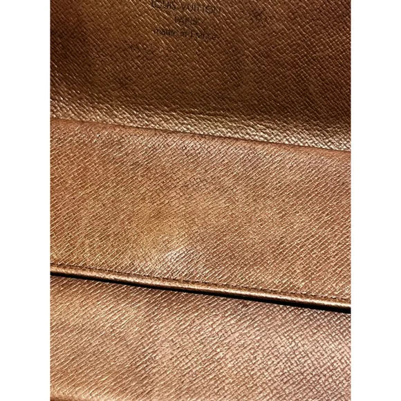 Authentic Women's Louis-Vuitton Monogram Portefeuille-IBrown Wallet One Size - Picture 6 of 13